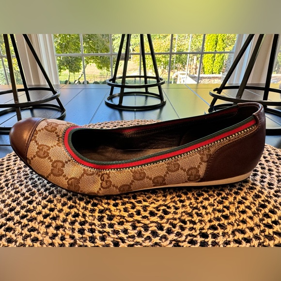 Gucci GG Elastic Monogram Flat EU 39 - Picture 3 of 15